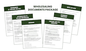 Wholesaling Documents Package